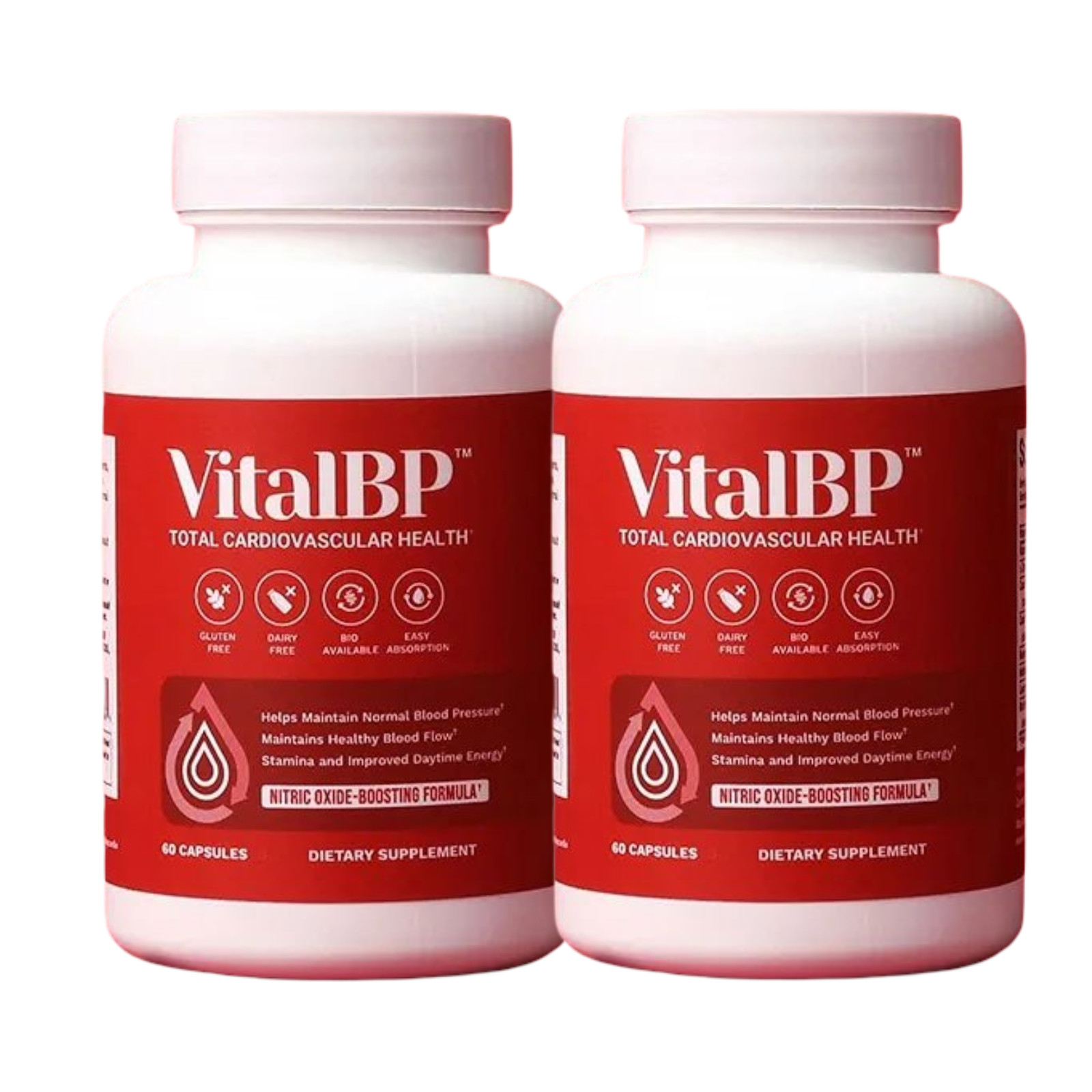 2-Pack Vital BP Capsules - VitalBP Total Cardiovascular Health Support -120 Caps