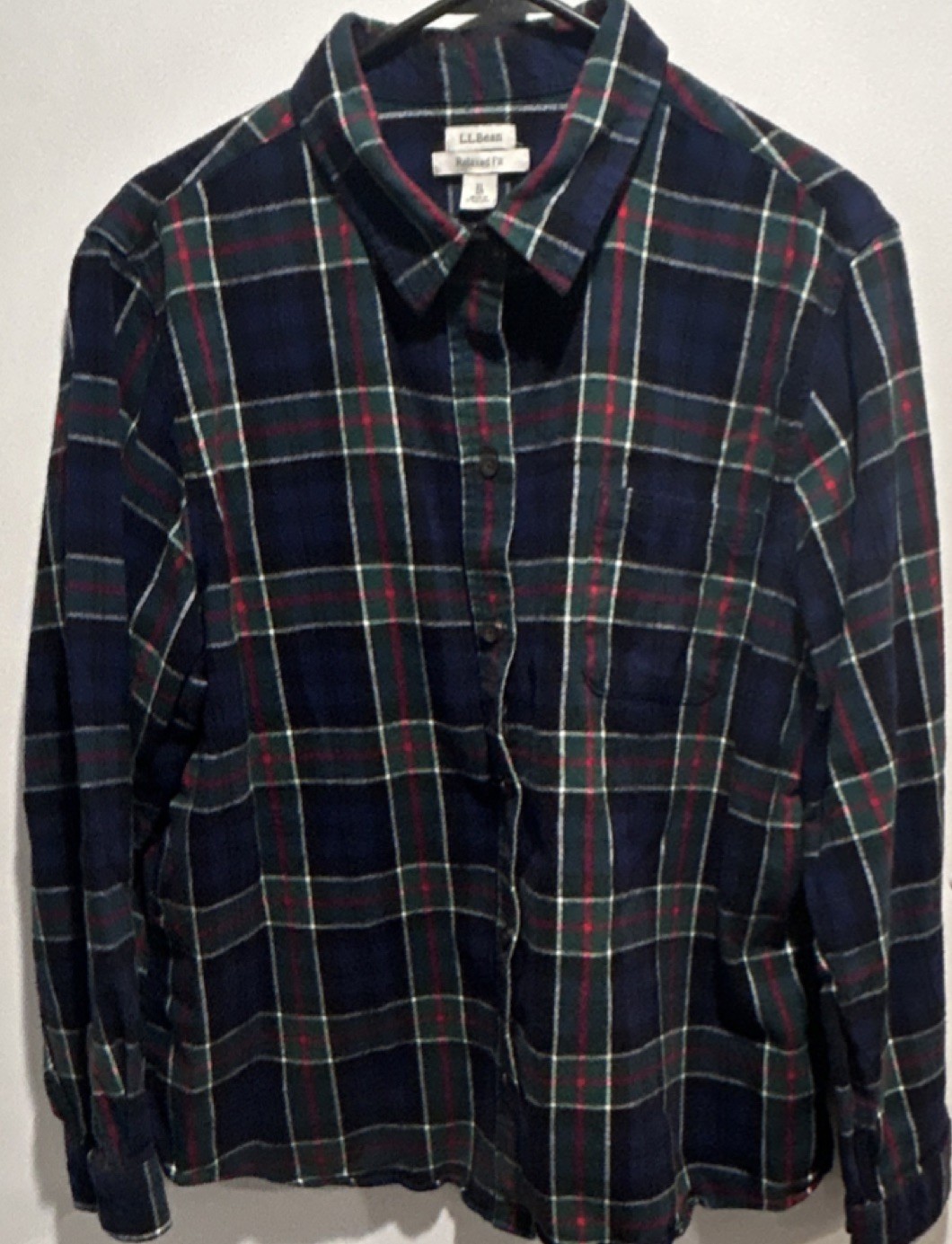 VTG L.L. Bean Relaxed Fit Plaid Flannel Button-Up Long Sleeve Multicolor XL VTG L.L. Bean Relaxed Fit Plaid Flannel Button-Up Long Sleeve Multicolor XL