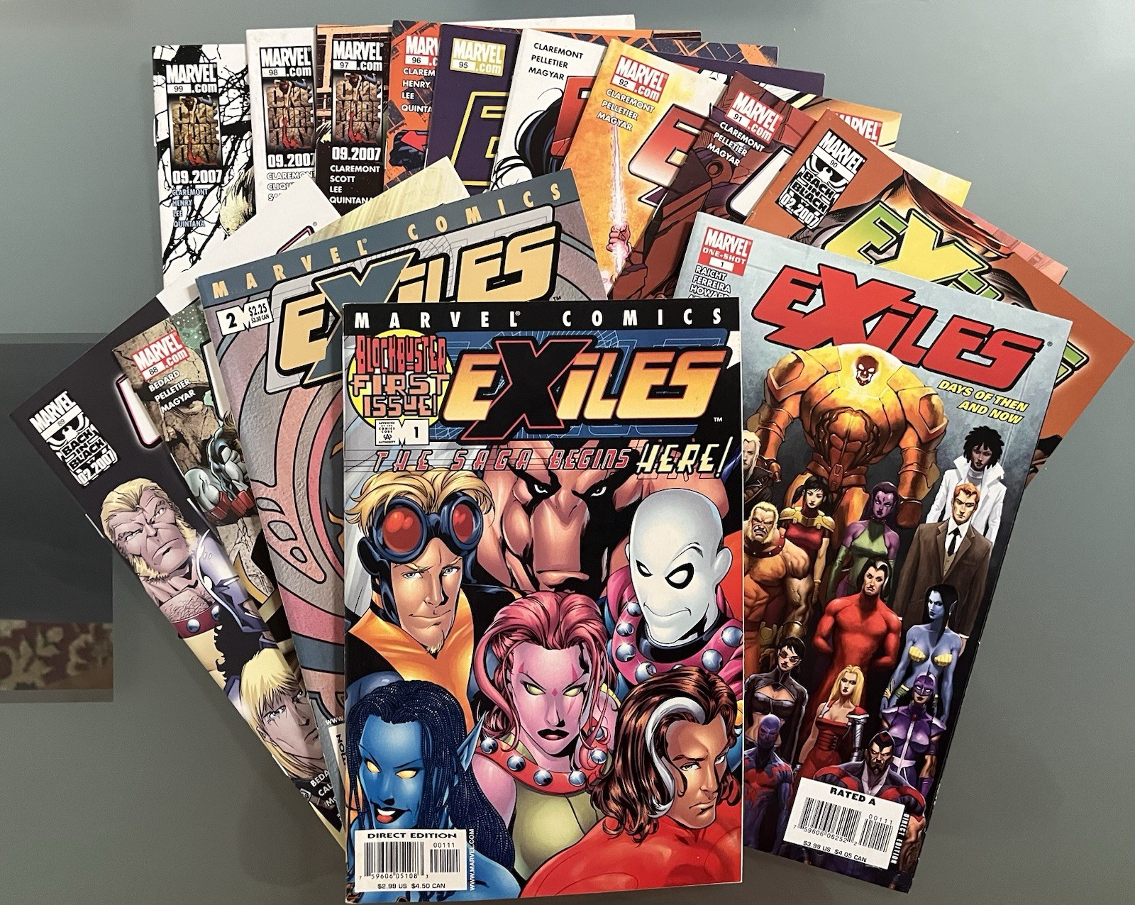 Exiles 1-Shot, 1-2, 88-92, 94-99 ( 15 Marvel Comics NM Keys 1st App Morph Blink