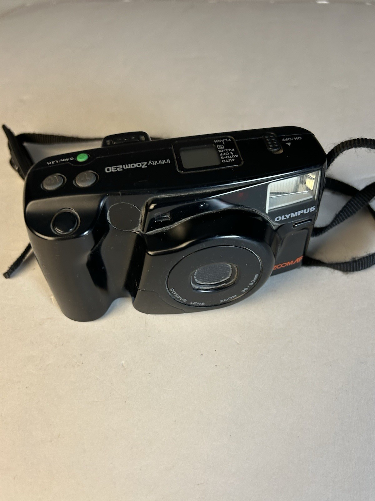 Olympus Infinity Zoom 230 35mm Point Shoot Film Camera 38 to 90mm Lens Tested