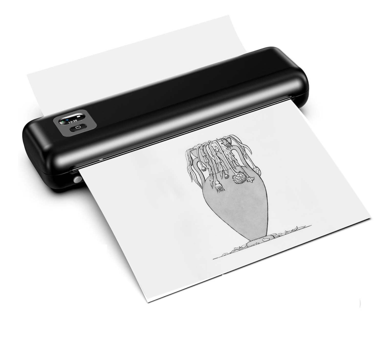 Portable Thermal Printer - Wireless - USB/Bluetooth - Up to 8 1/2\