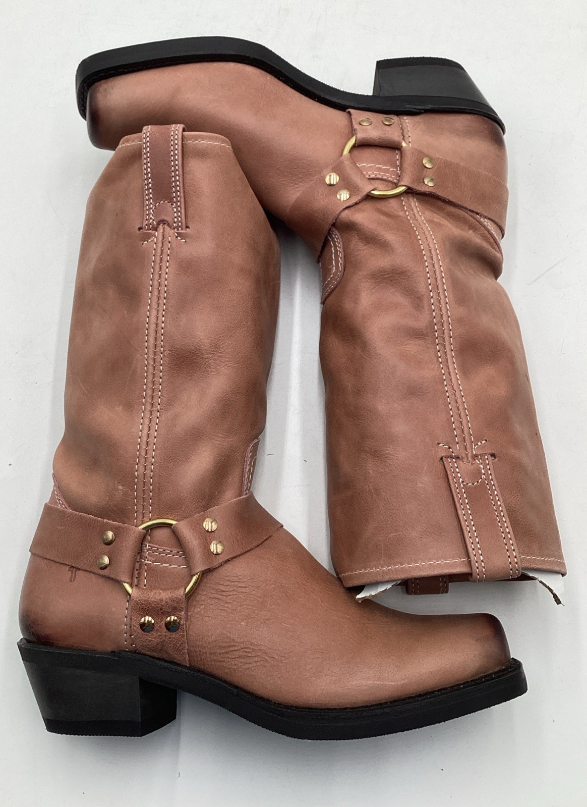 Frye Women\'s Harness 12R Riding Boots-Woodrose-Size: 8.5