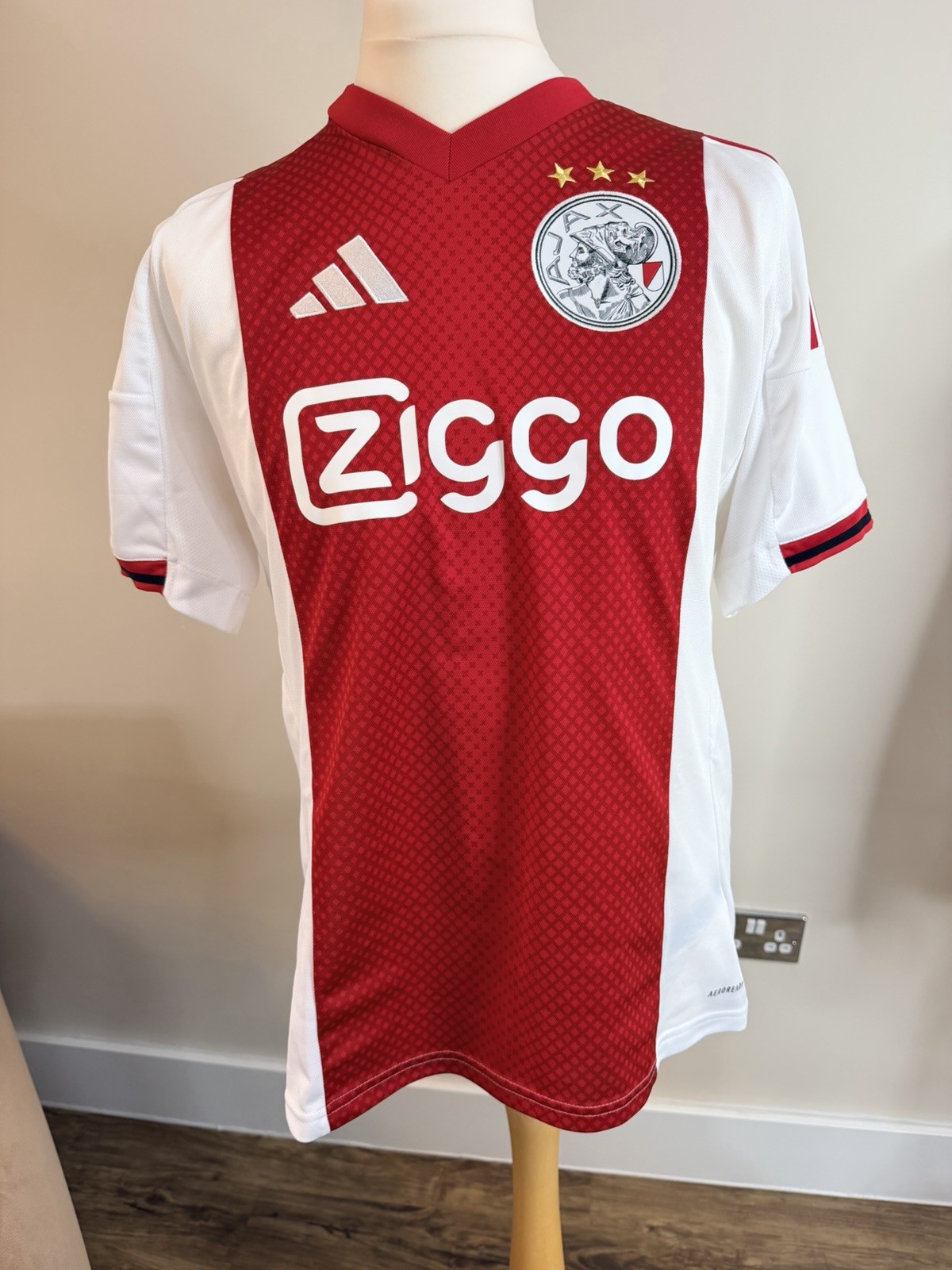 Ajax 2024/25 Home Football Shirt Adidas Mens Large L NWOT JP7448