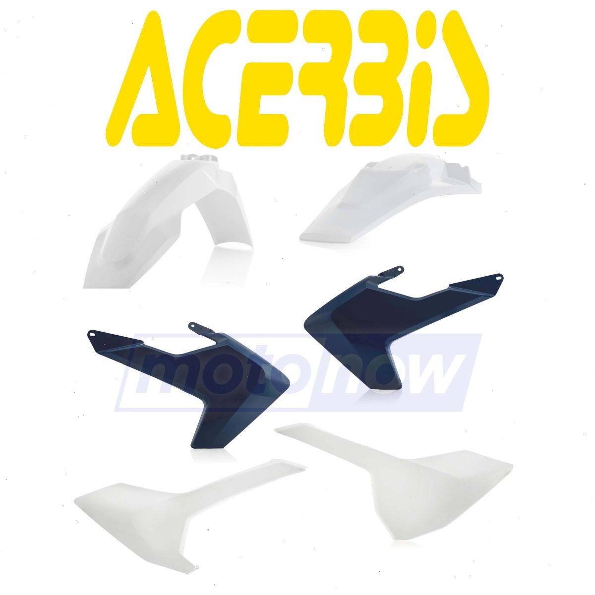 Acerbis Plastic Kit for 2017-2018 Husqvarna TE300 - Body Bodywork Plastic kf