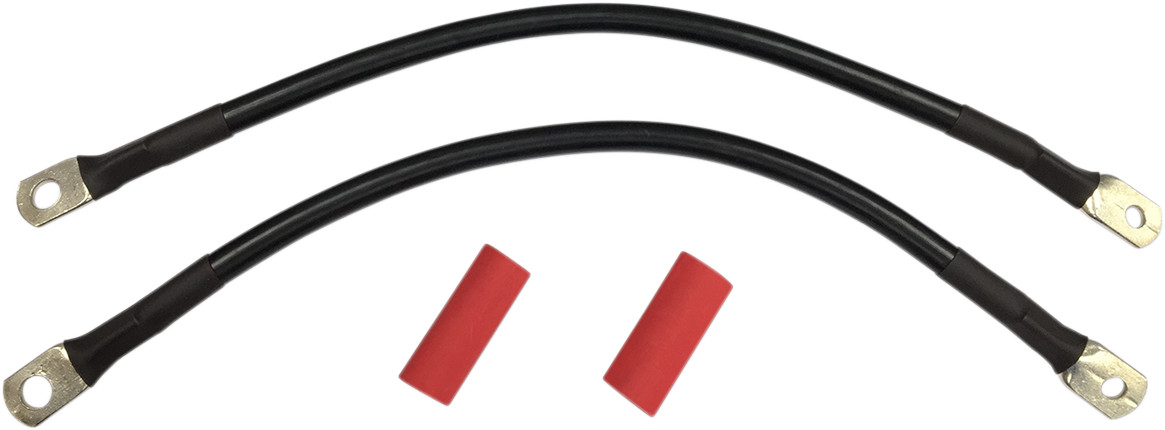 Drag Specialties 2113-0665 Black Battery Cable Set for 2004-2009 XL Sportster
