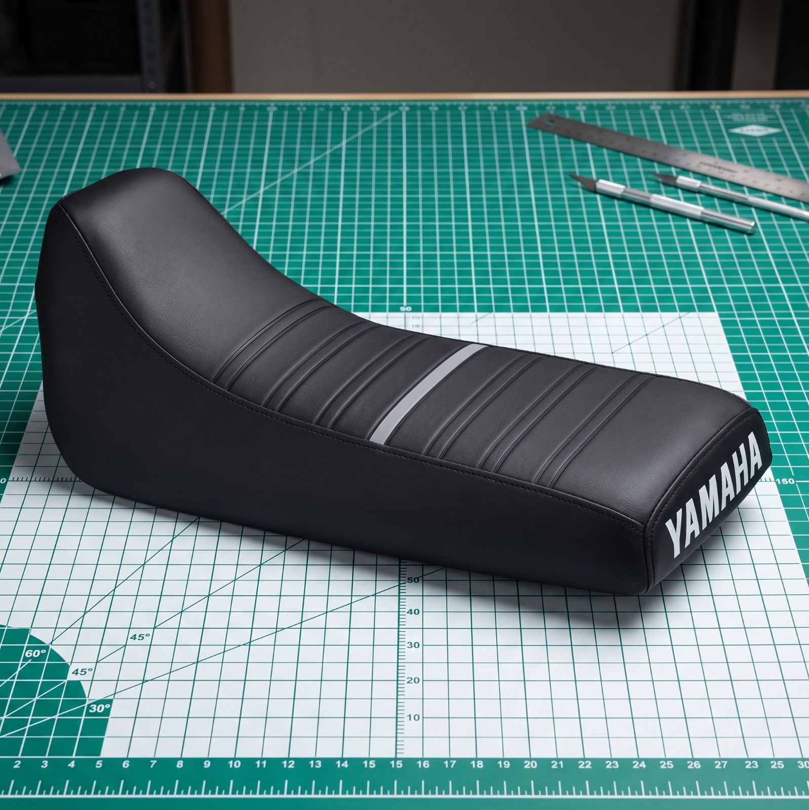 Yamaha Blaster 200 Seat Cover For 1988 To 2006 Black Vinyl Seat Cover
