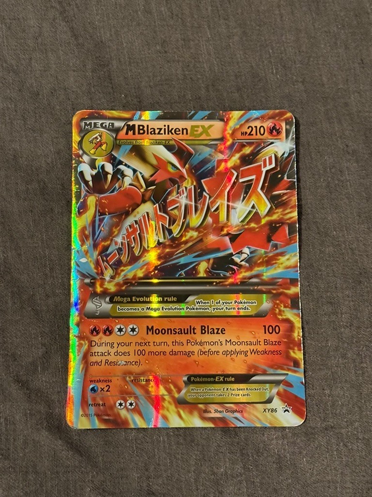M Blaziken EX (Big Card) XY Black Star Promos, XY86