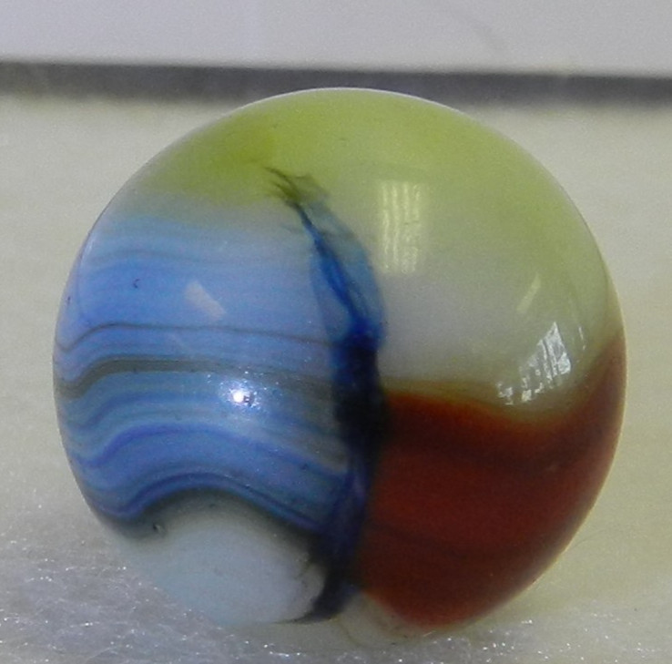#20187m Nice Looking Vintage Vitro Agate Marble .66 Inches