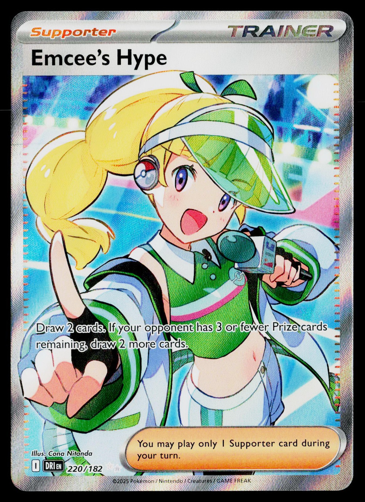 Emcee\'s Hype Holofoil EN [DRI - 220/182] NM