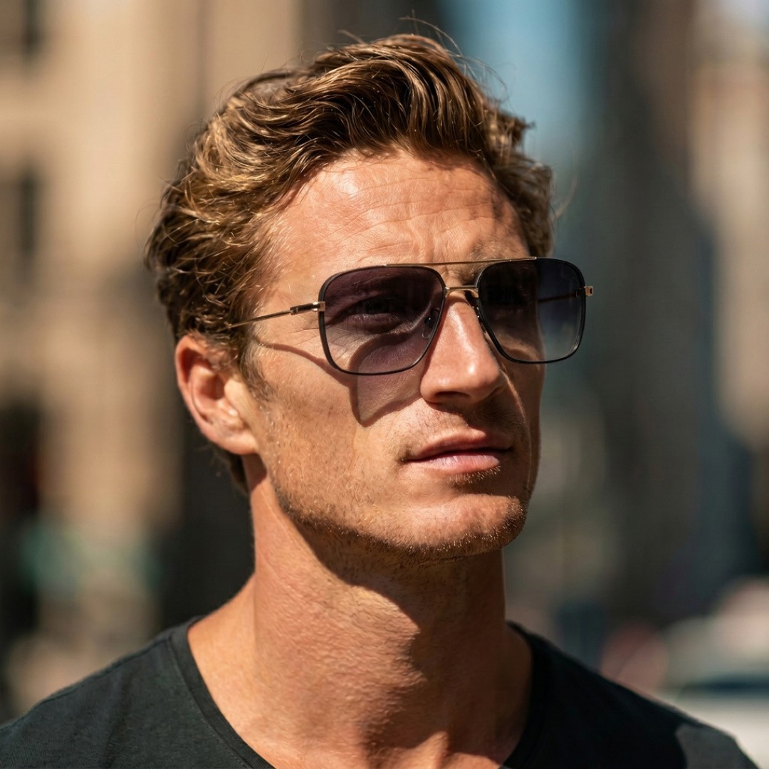 DITA Dubsystem DTS157 Aviator Sunglasses 58-15-140 Unisex DITA Dubsystem DTS157 Aviator Sunglasses 58-15-140 Unisex
