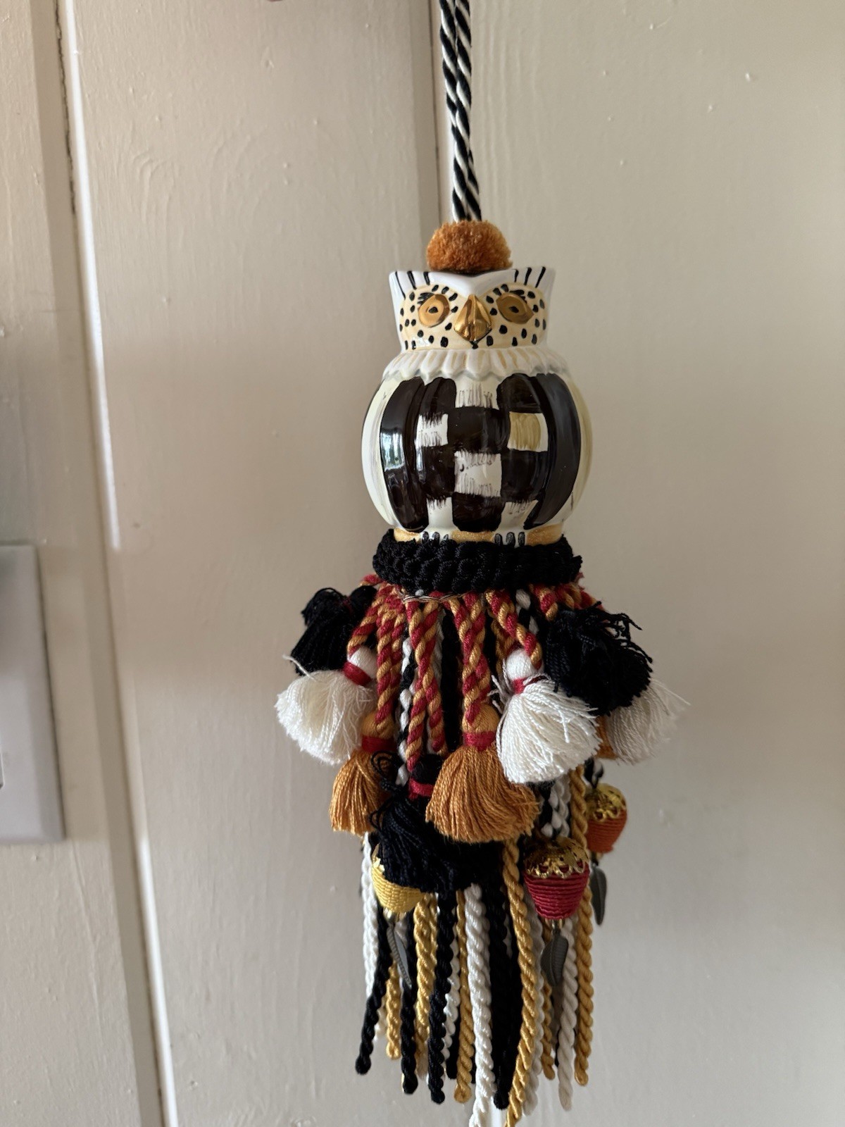 McKenzie Childs Owl Tassel HTF McKenzie Childs Owl Tassel HTF