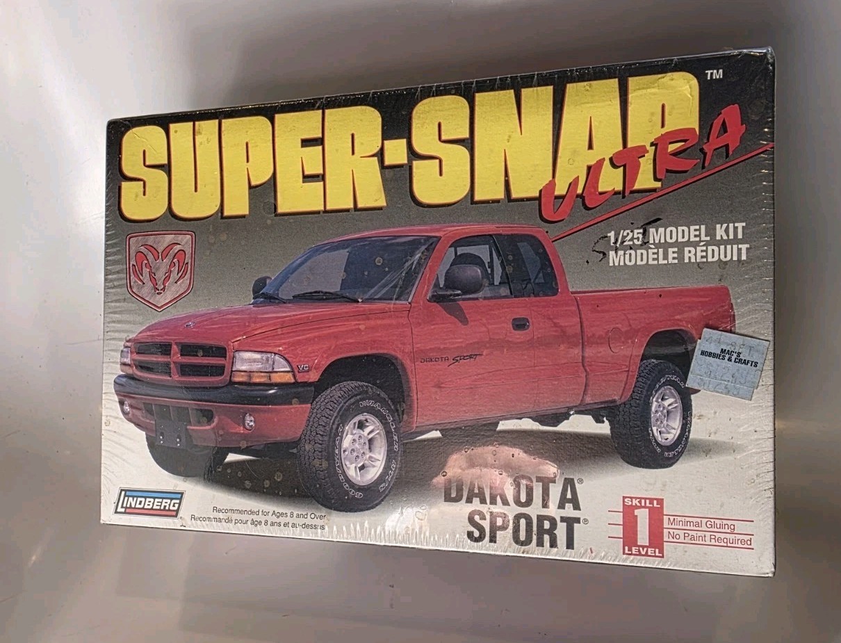 Lindberg Super-Snap Ultra, Dakota Sport 1/25 HTF Sealed Rare
