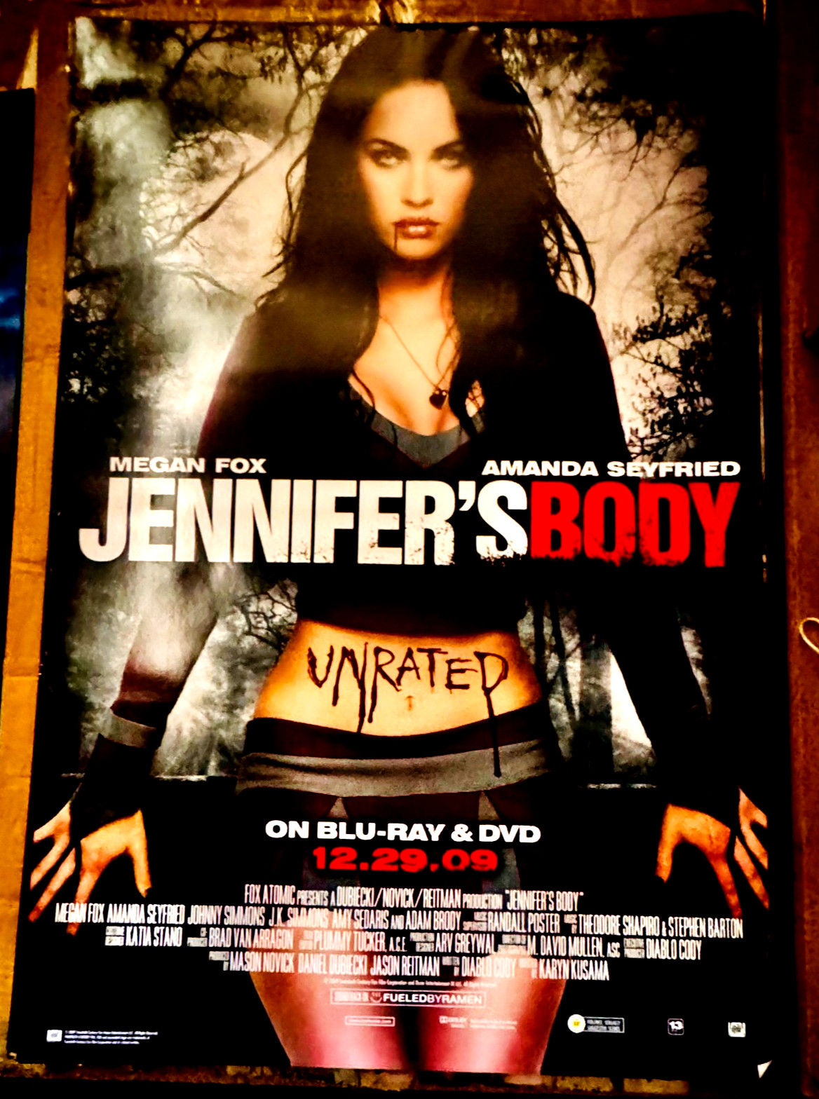Jennifer's Body - Video Store Original Poster - Approx. 27