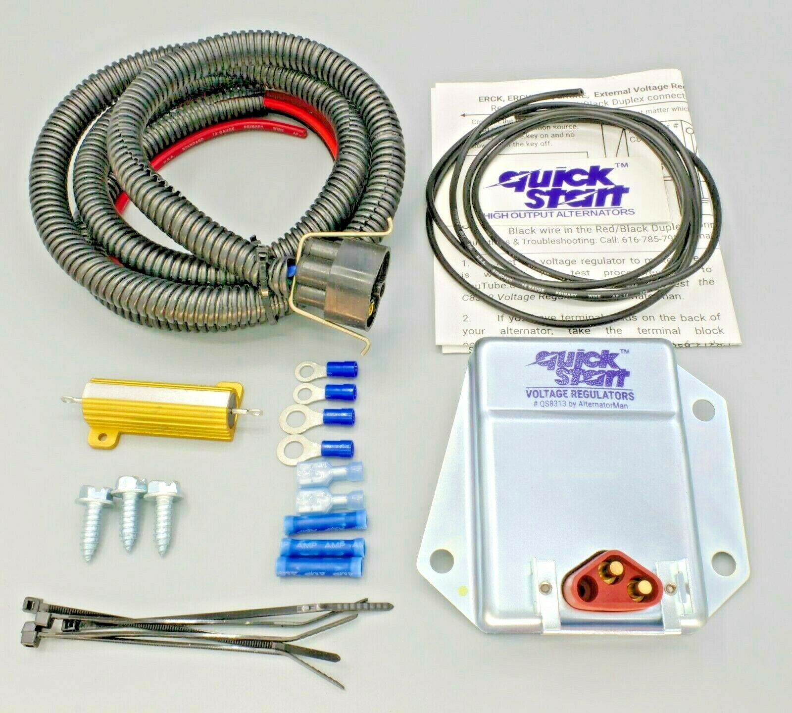 1991- 2005 JEEP  ECU VOLTAGE REGULATOR BYPASS KIT, H D ADJUSTABLE, 14.3V PRESET
