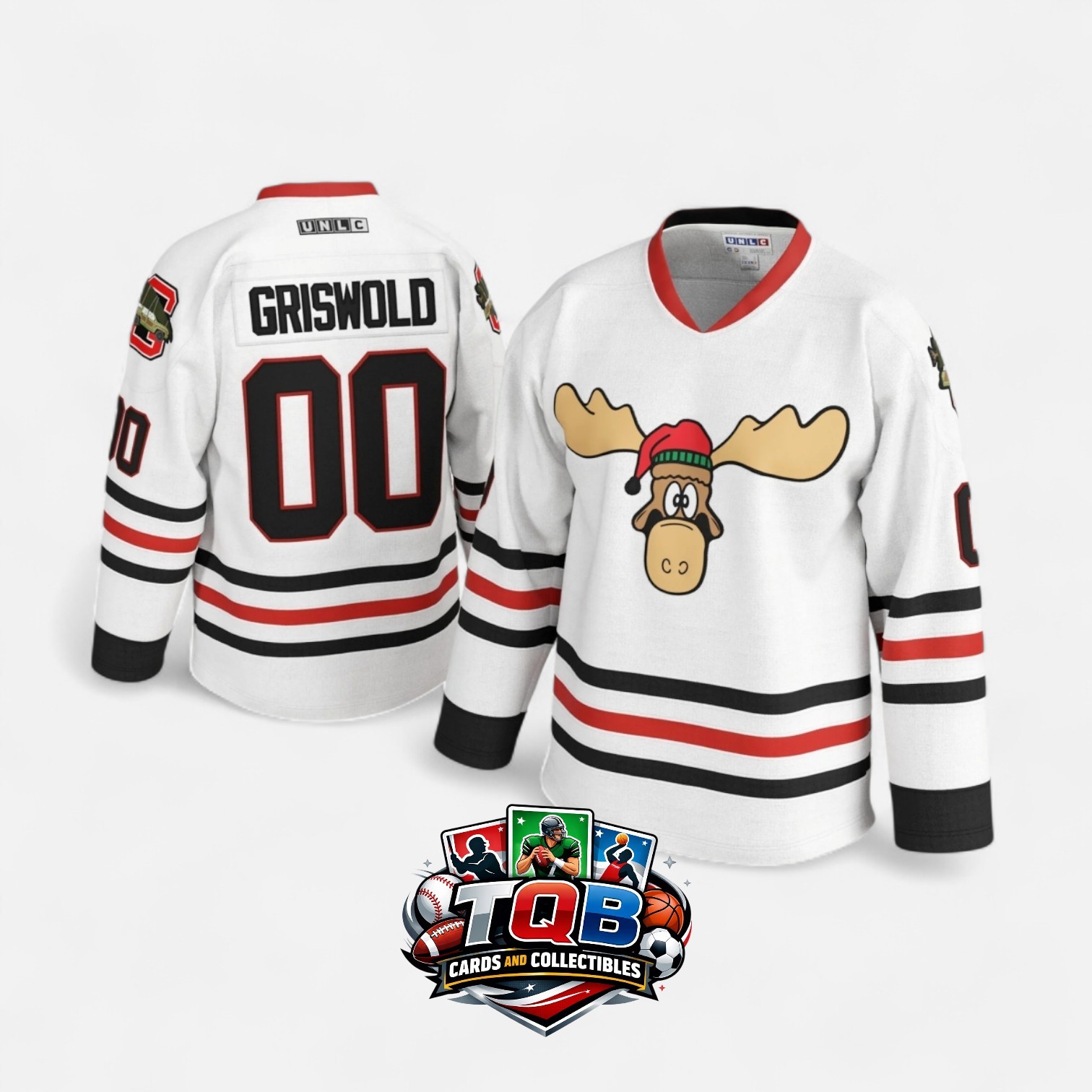 Christmas Vacation - Marty Moose Griswold #00 Hockey Jersey  — Size Large NEW