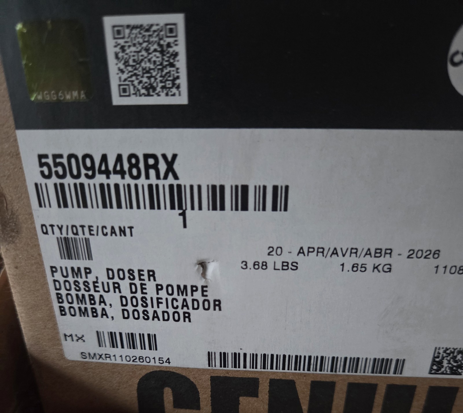 5509448RX OEM Cummins Doser Pump