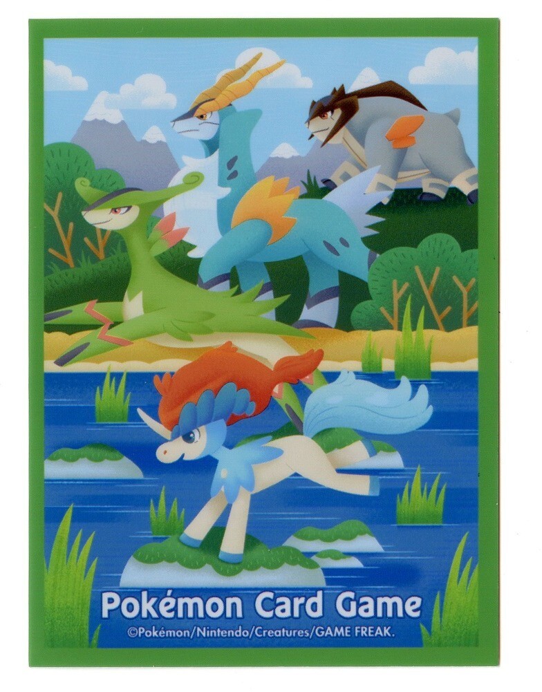 Keldeo Racing Individual Card Sleeve Pokemon Center Japan Original