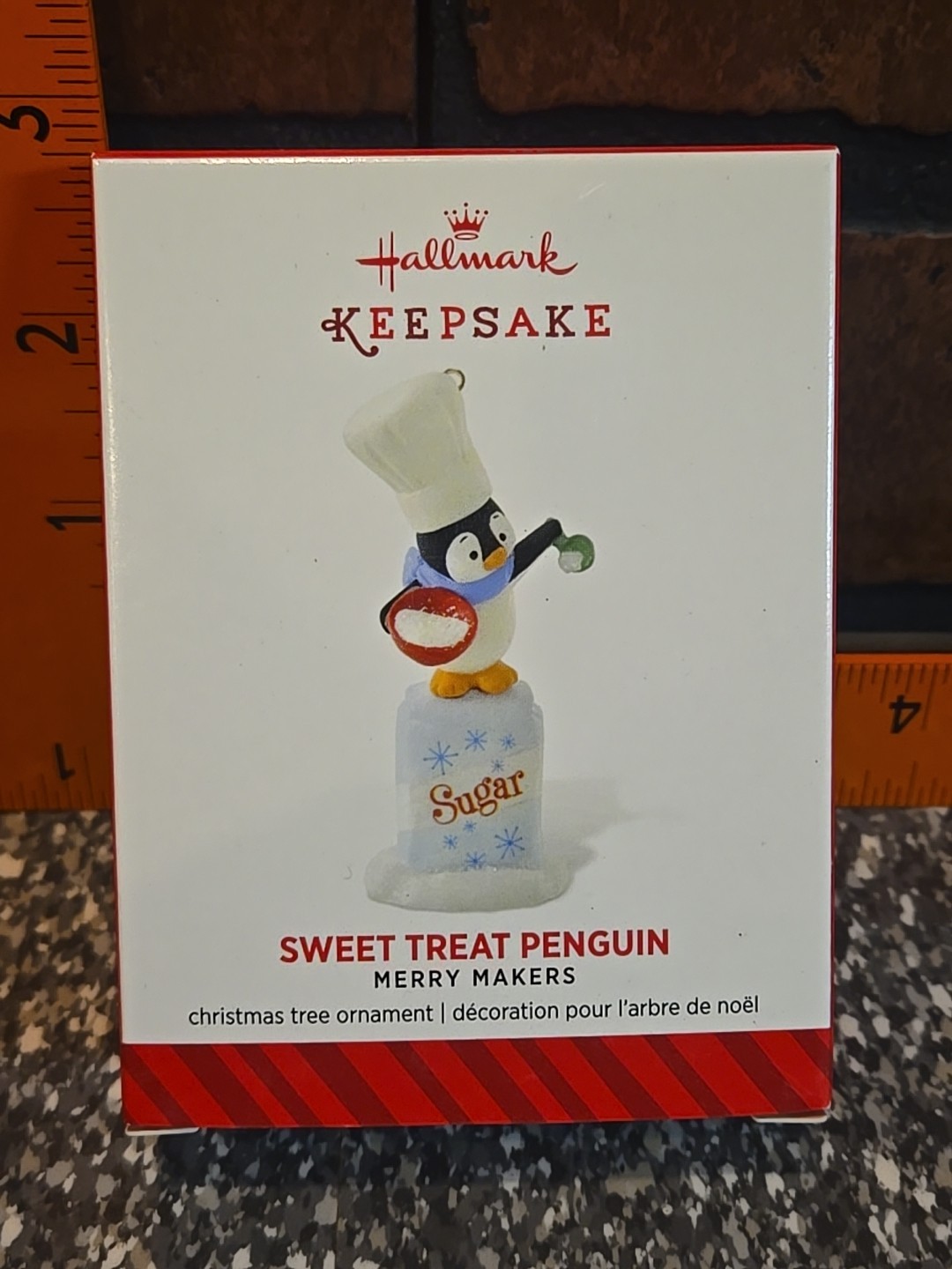GENUINE Hallmark Christmas Ornament Sweet Treat Penguin ~ Merry Makers ~ 2014 GENUINE Hallmark Christmas Ornament Sweet Treat Penguin ~ Merry Makers ~ 2014