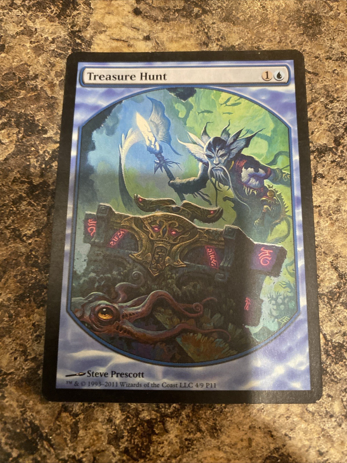 MTG Treasure Hunt Promo Magic Player Rewards Regular LP Full Art Textless # MTG Treasure Hunt Promo Magic Player Rewards Regular LP Full Art Textless #