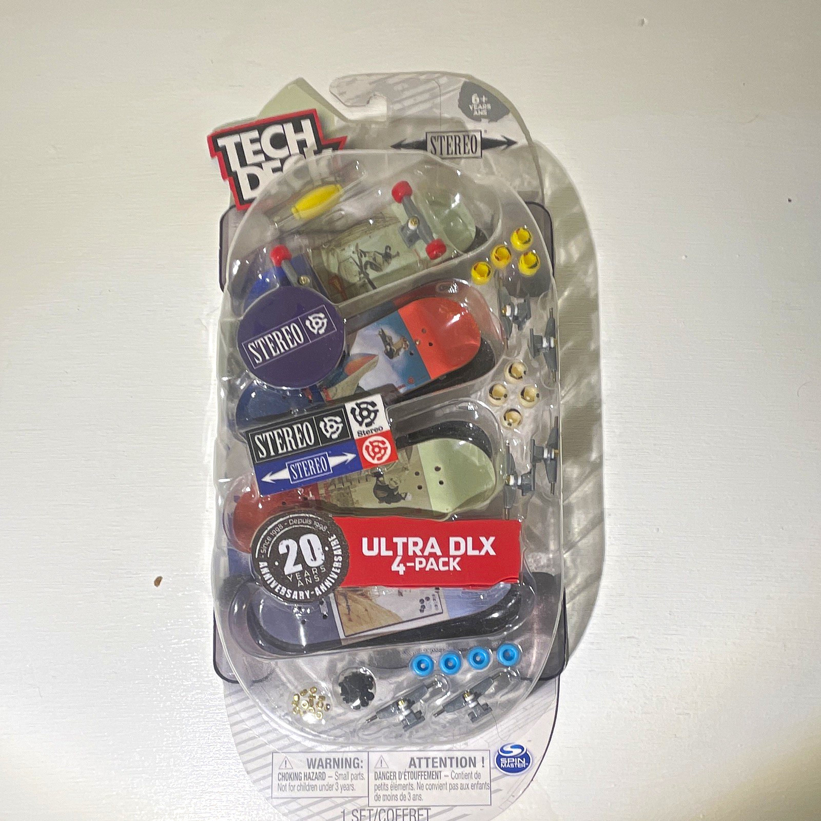 Tech Deck Stereo Ultra DLX 4-Pack Jason Lee Pro Fingerboard Skateboard Deck Set