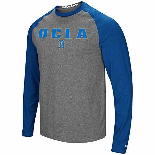 Colosseum Men\'s UCLA Bruins NCAA-Buzzer Beater- Long Sleeve Raglan T-Shirt-SZ L