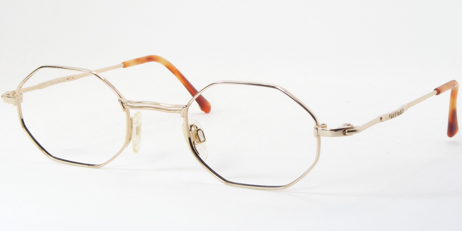 Vintage Cerruti 1881 LUNETTES C 1405 A GP GOLD RARE EYEGLASSES 46-22-140 (NOTES)