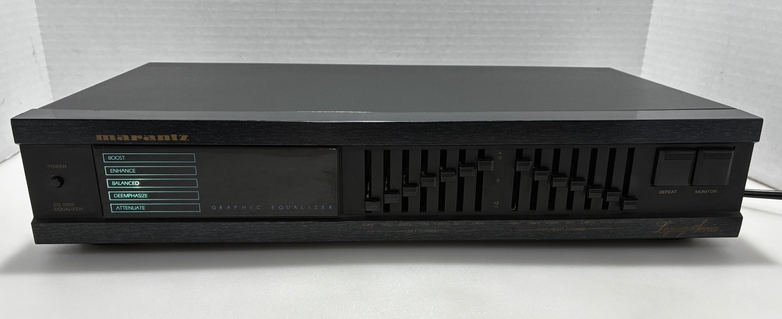 MARANTZ EQ-2292 Rare Legacy Series Vintage Stereo Equalizer Collector