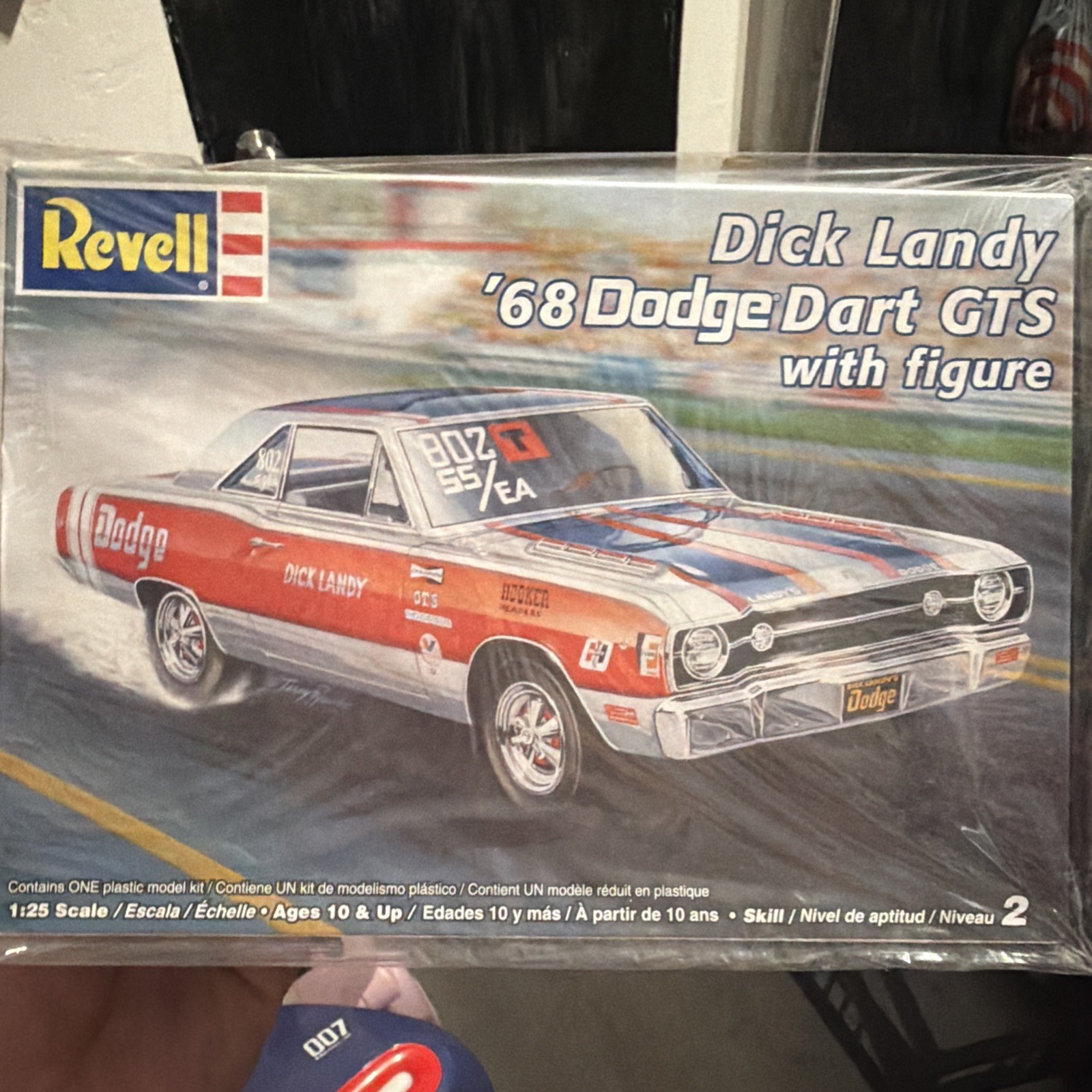 Revell Dick Landy ‘68 Dodge Dart GTS with Figure #85-2831 Released 2005 NEW