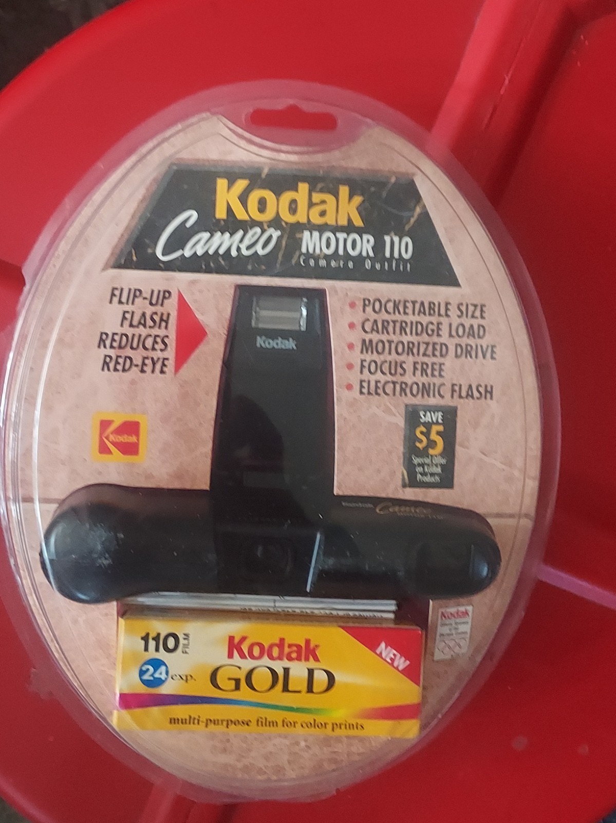 Vintage Kodak Cameo Motor 110 Film Camera Retro 1990s Photography