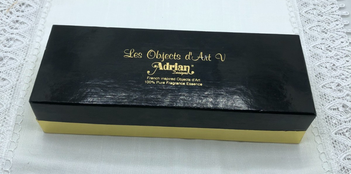 VINTAGE LES OBJECTS D\'ART V ADRIAN Set Of 5 100% Pure Fragrance French