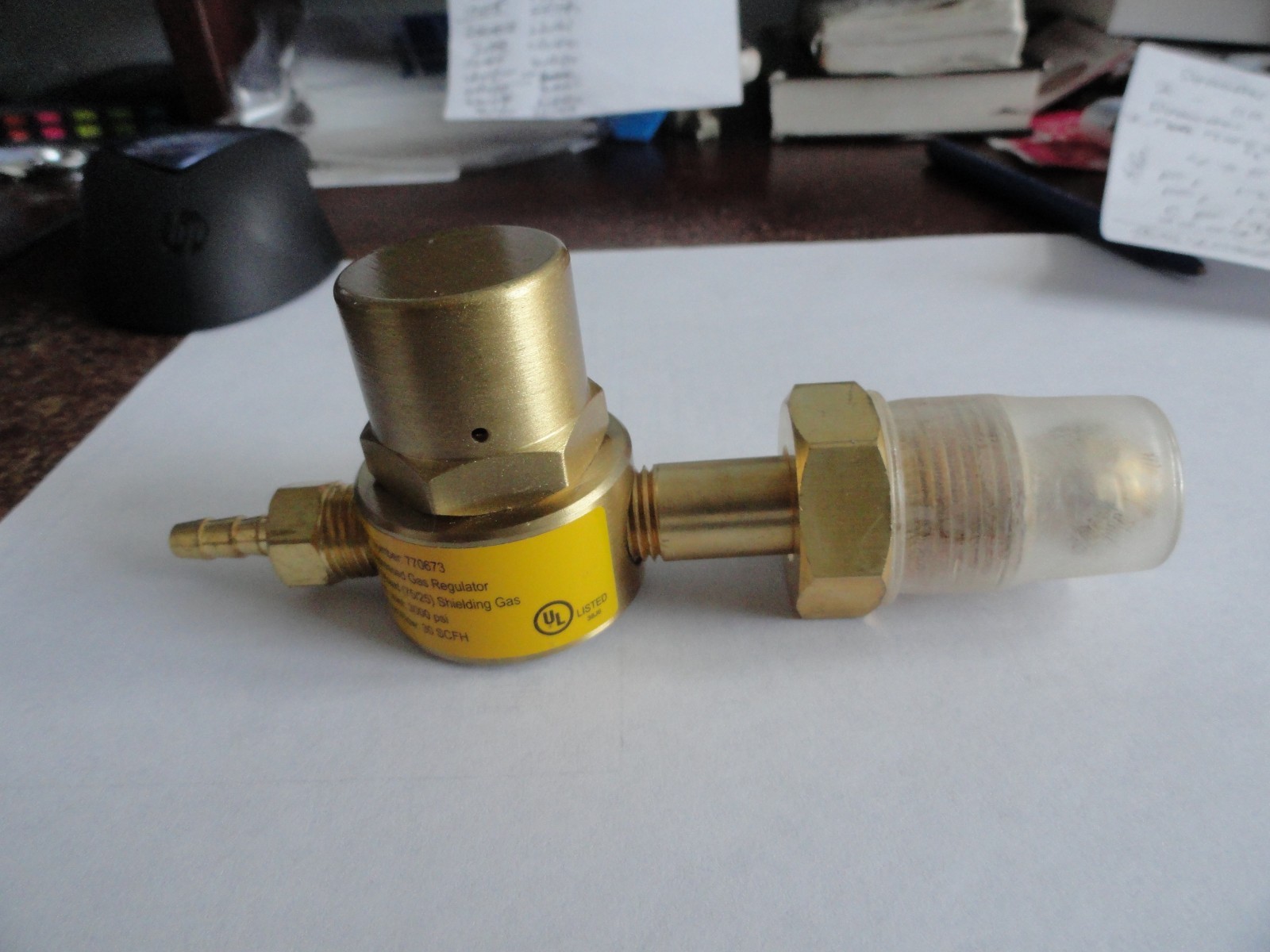 OEM Hobart 770673 Fixed Flow Regulator For Mixed Gas 3000PSI 30SCPH SAME DAY SHP OEM Hobart 770673 Fixed Flow Regulator For Mixed Gas 3000PSI 30SCPH SAME DAY SHP