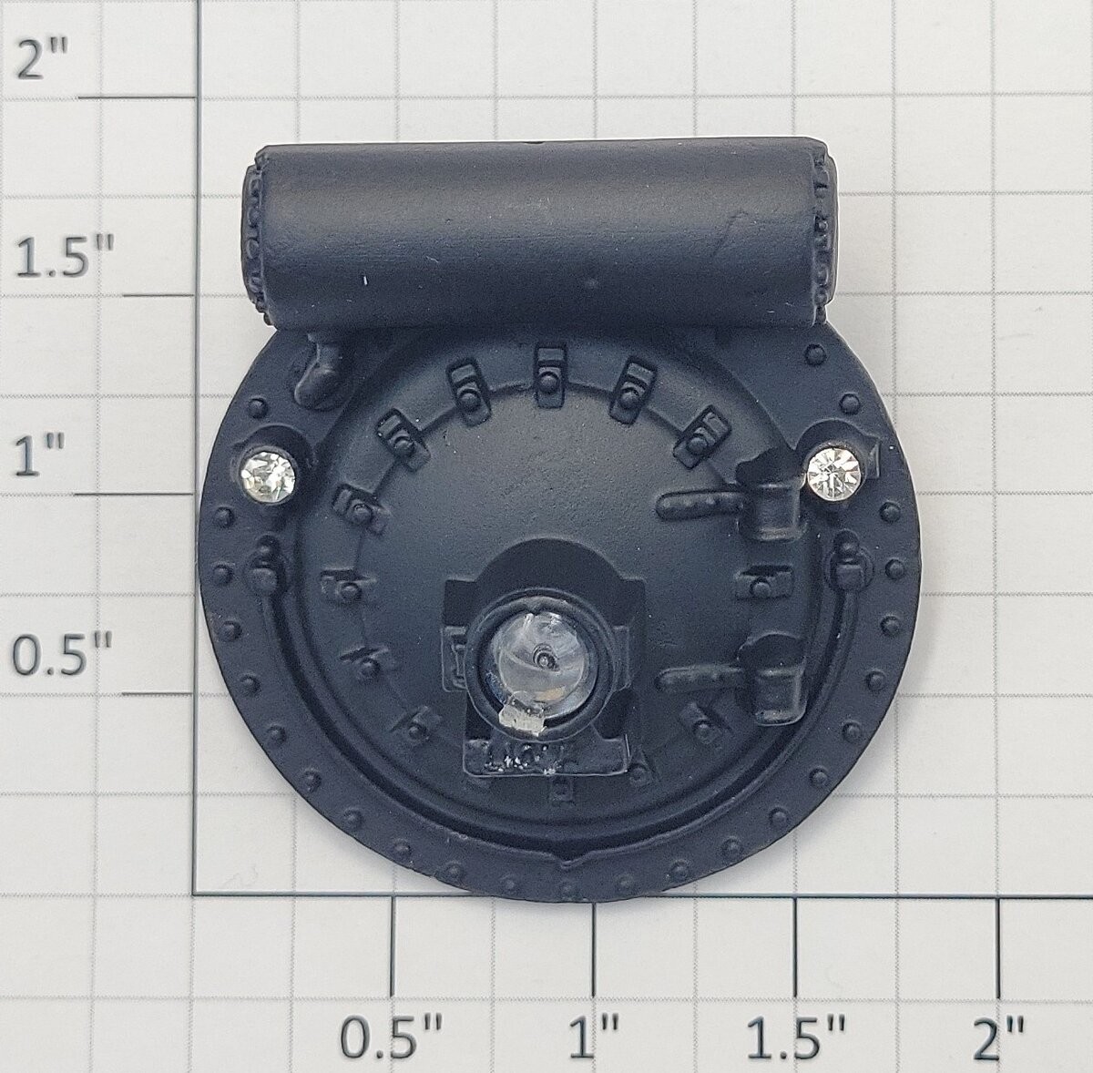 Lionel 2065-15 O Gauge Diecast Black Boiler Front with Lens and Jewels