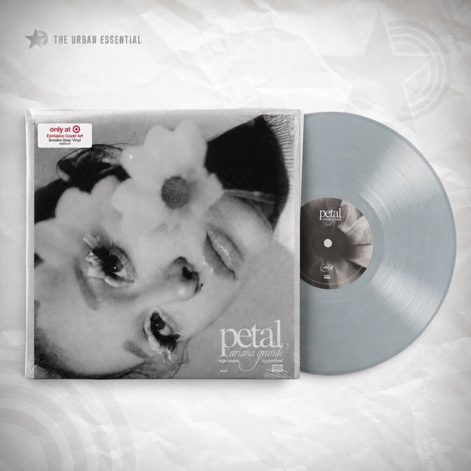 Ariana Grande Petal Cover Gray Sky Vinyl target exclusive Limited Alt Cover