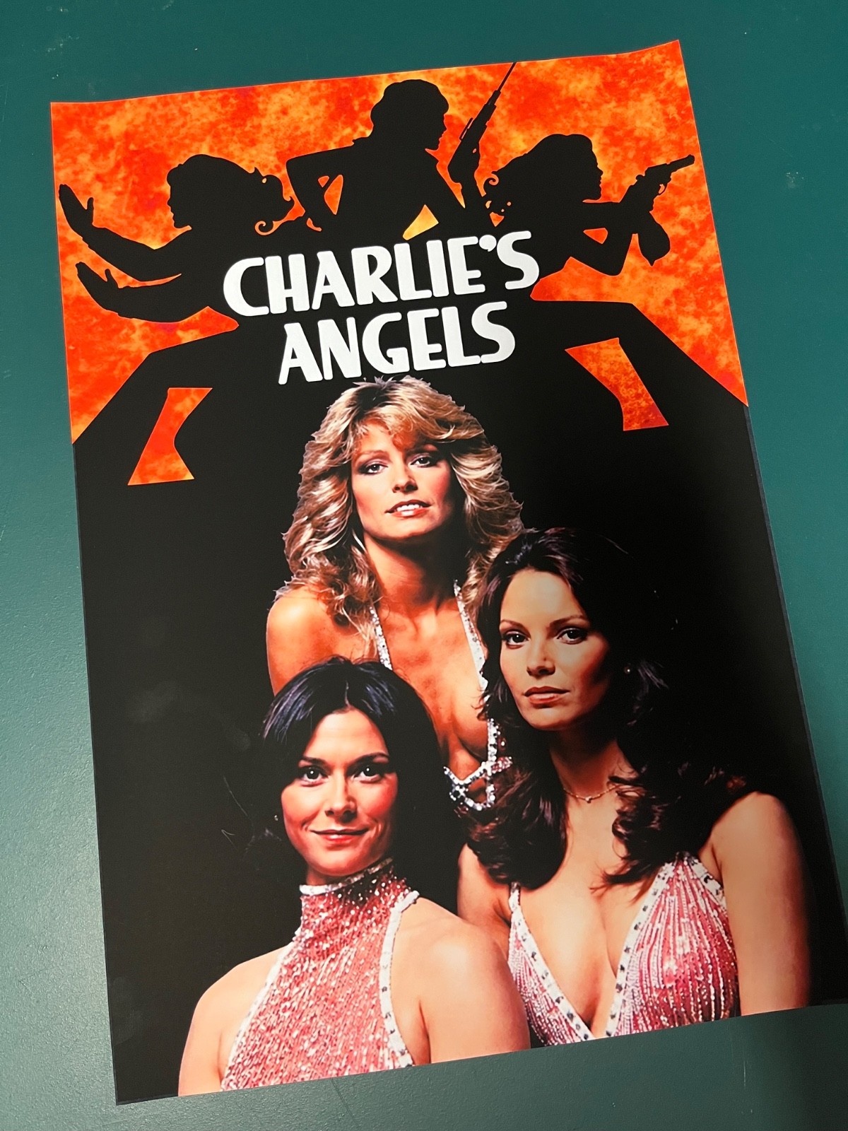 Charlie\'s Angels Movie 1976 Vintage Repro Print Poster 13x19 Matte paper