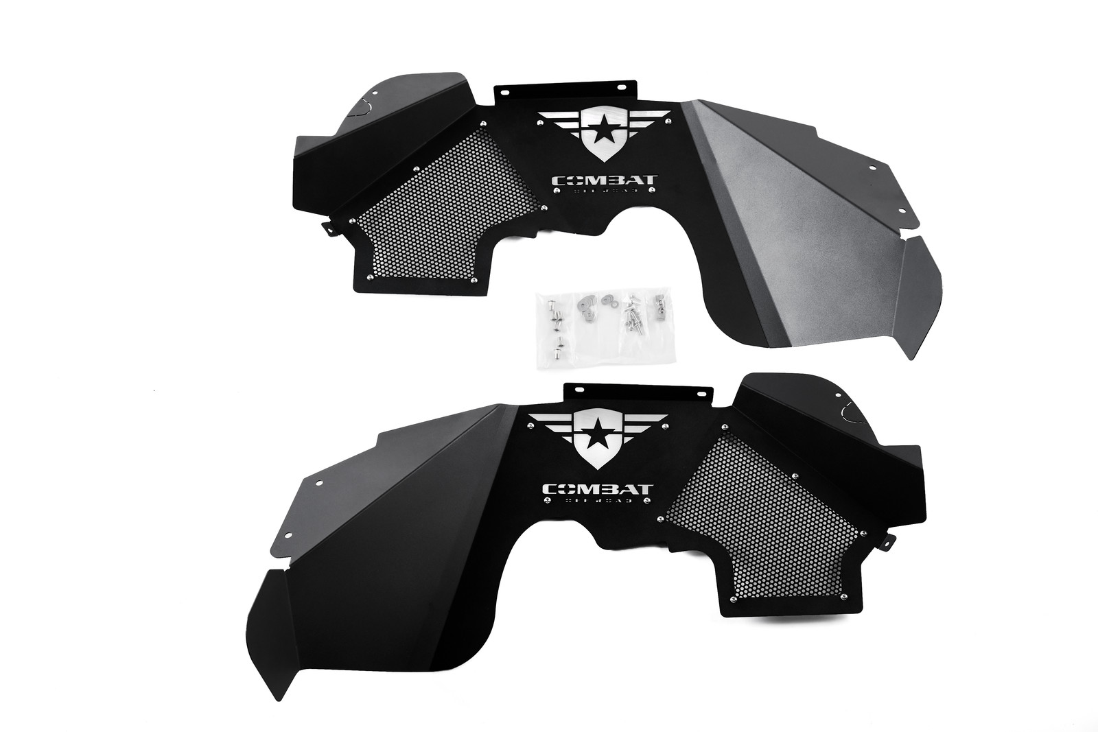 Combat Off Road 15-1066 Aluminum Inner Fender Front Pair for Jeep JK Wrangler