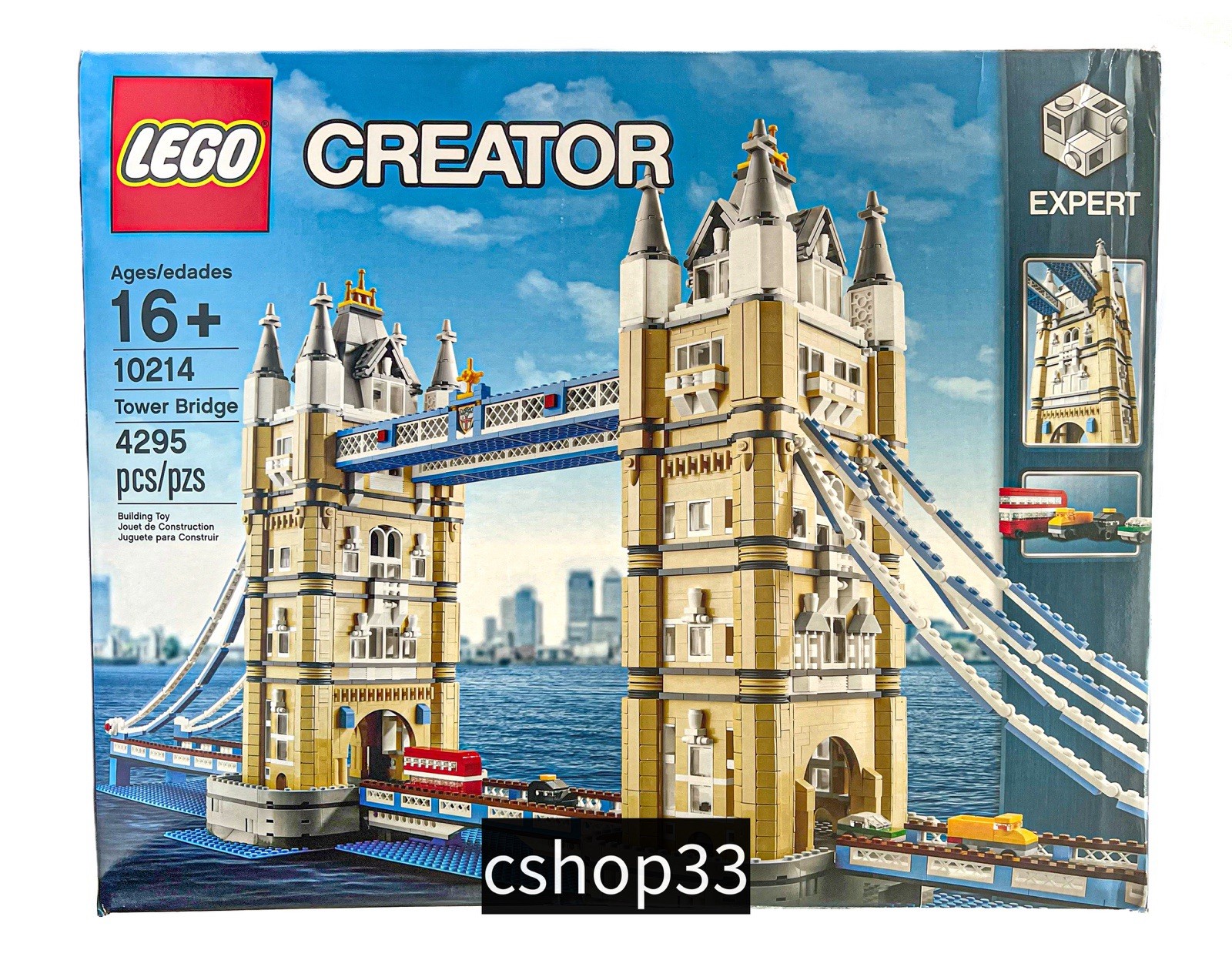 LEGO 10214 Creator Expert Tower Bridge London Architecture (Retired Set 4287pcs)