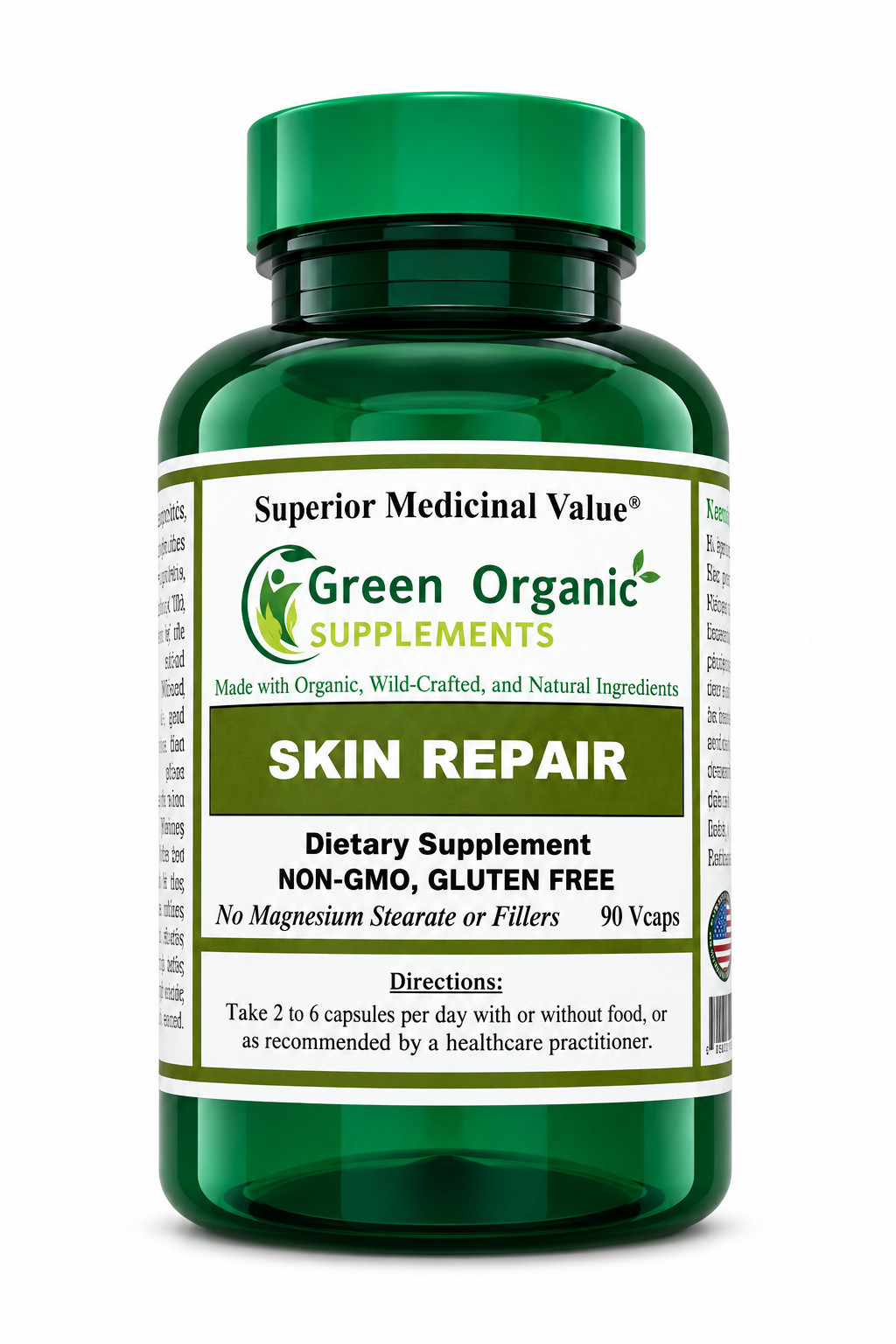 Green Organic Supplements Skin, Psoriasis, Eczema