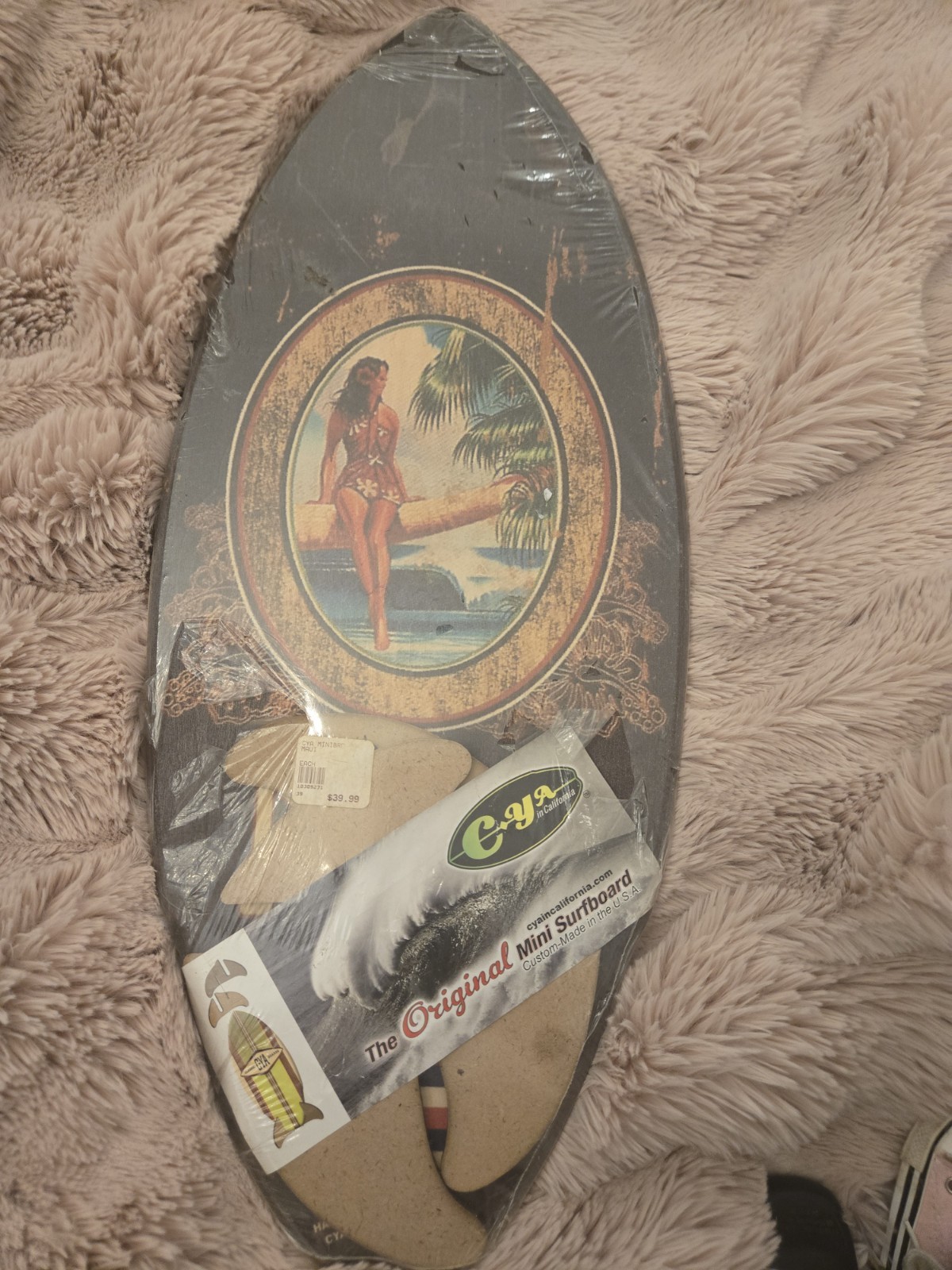 THE ORIGINAL MINI HAND CRAFTED SURF BOARD.   Custom made in the USA