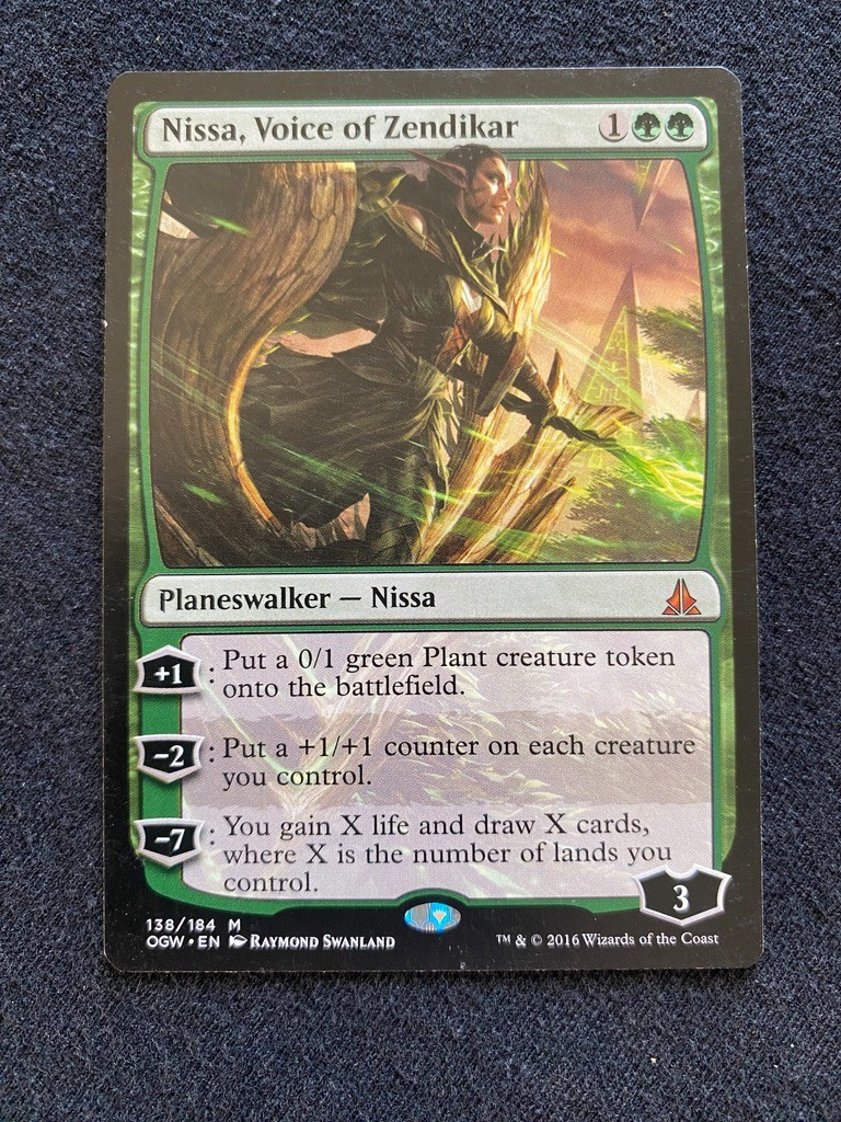 Nissa, Voice of Zendikar Oath of the Gatewatch Regular #138/184 M NM MTG Nissa, Voice of Zendikar Oath of the Gatewatch Regular #138/184 M NM MTG