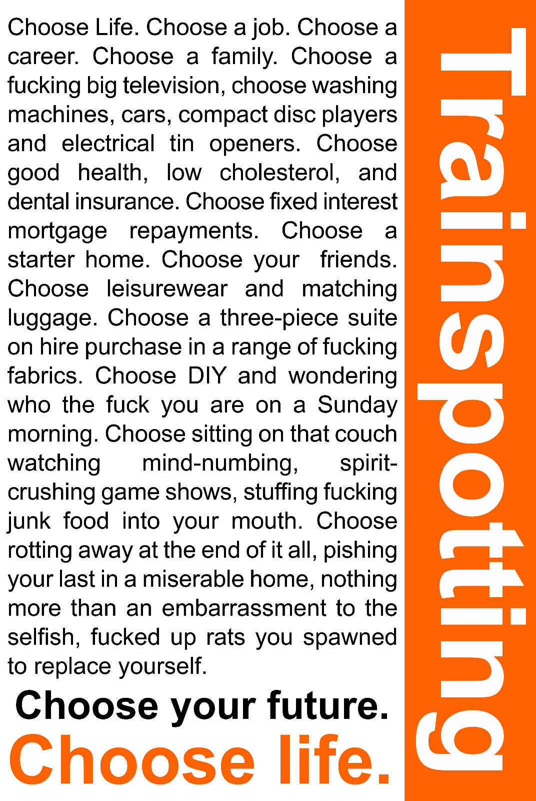Trainspotting (1996) Movie Poster