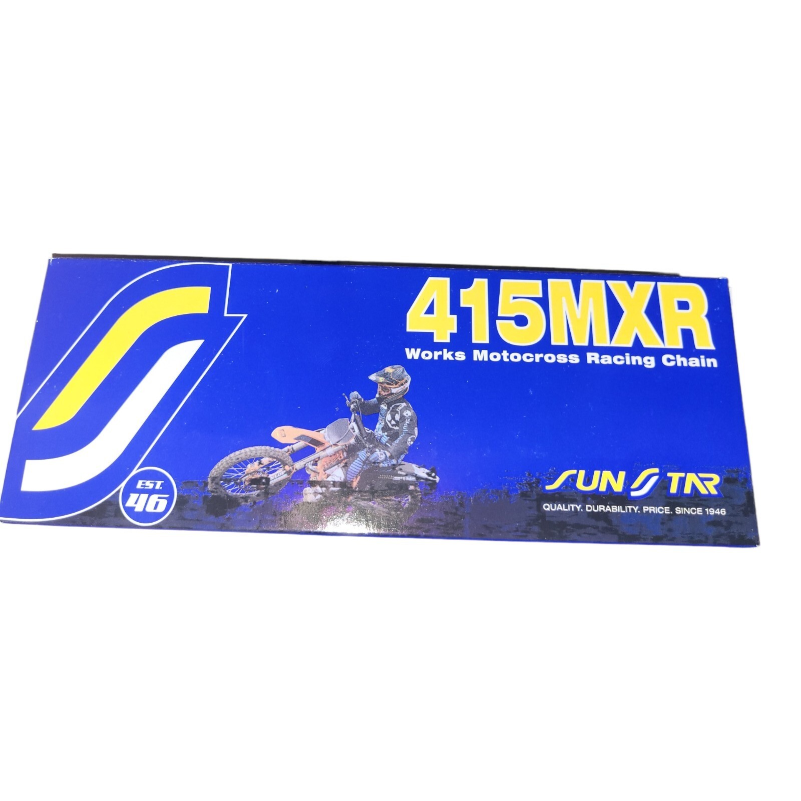 Sunstar 415 MXR Drive Chain 108 Links KTM/Husqvarna 50 SX/50 SX Mini/50 SXS Sunstar 415 MXR Drive Chain 108 Links KTM/Husqvarna 50 SX/50 SX Mini/50 SXS