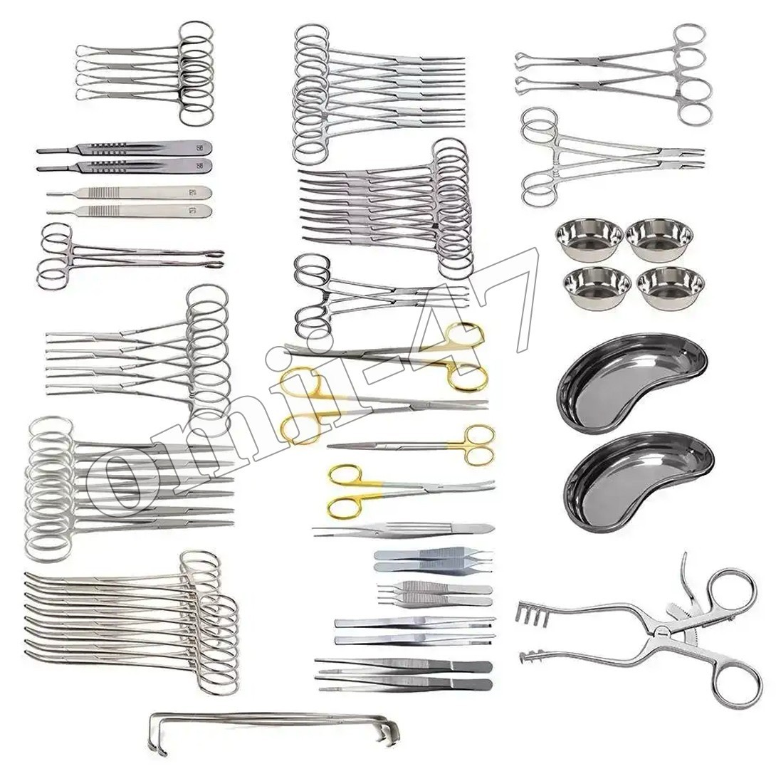 Orthopedic Basic Surgery Set of 72 Pcs Surgical Instruments Kit New