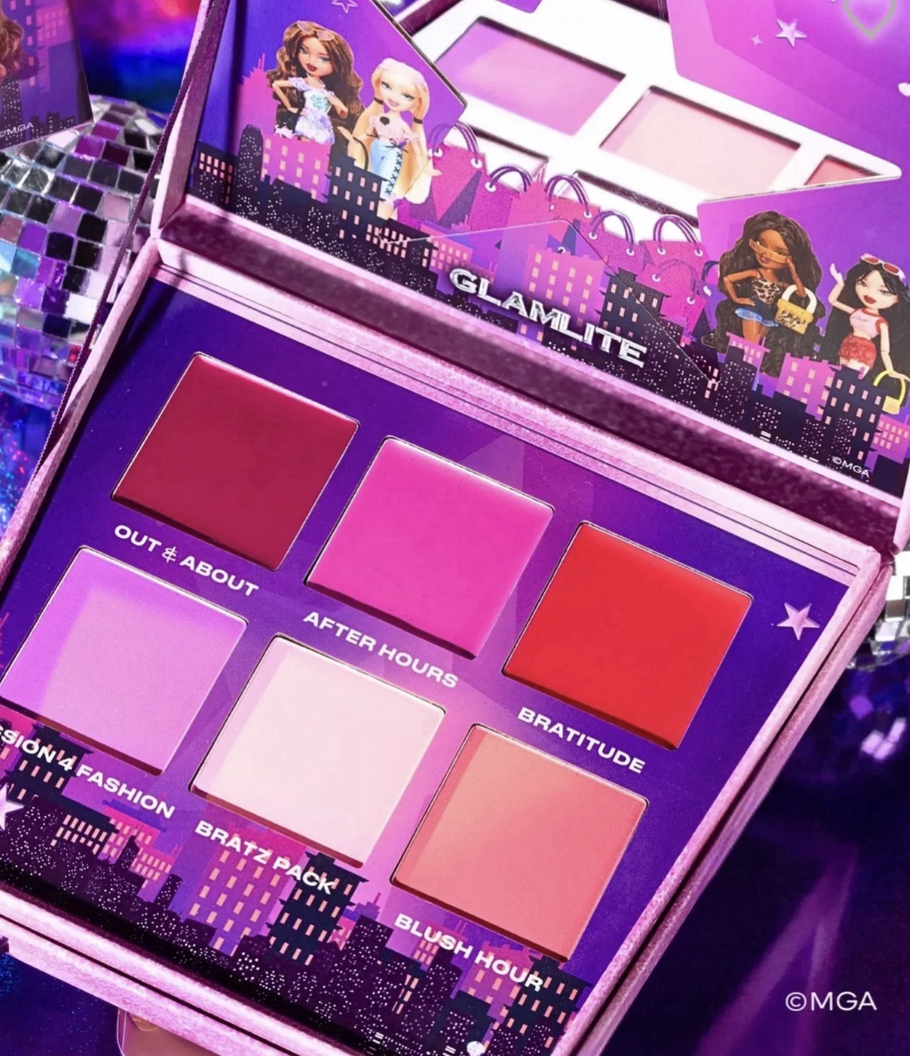 BRATZ X GLAMLITE Blush Palette BNIB
