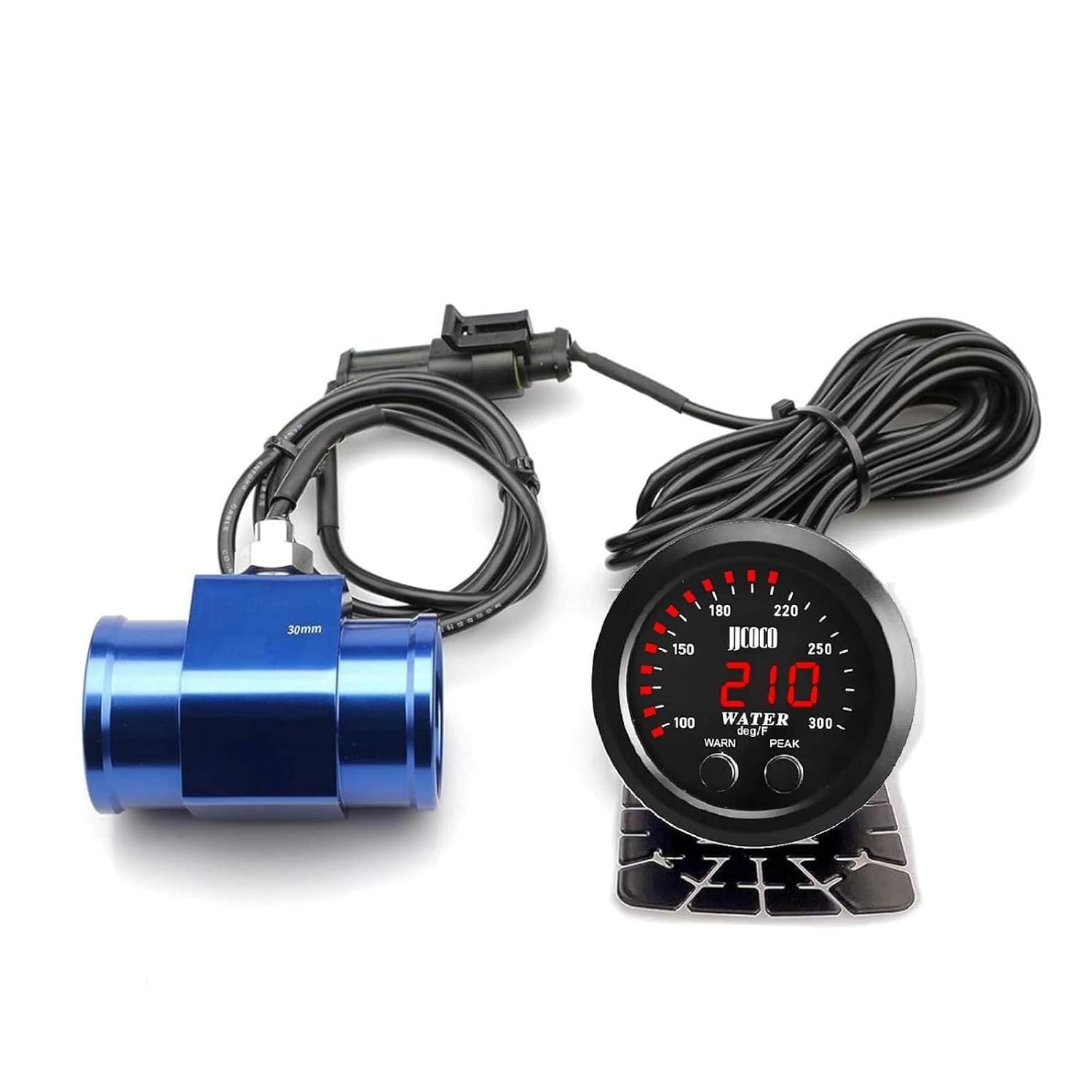 ZHSYMX Universal 52mm Water Temperature Gauge with Joint Pipe: 38MM Blue, Red ZHSYMX Universal 52mm Water Temperature Gauge with Joint Pipe: 38MM Blue, Red