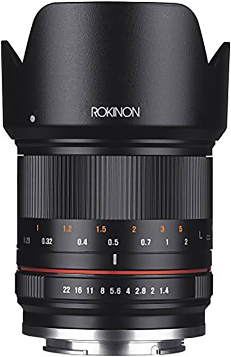 Rokinon RK21M-E 21mm F1.4 ED AS UMC High Speed Wide Angle Lens for Sony (Black)
