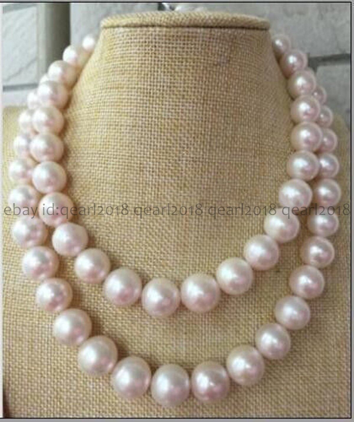 Huge 12-14mm Round Genuine Natural South Sea White Pearl Necklace 14-36 inches