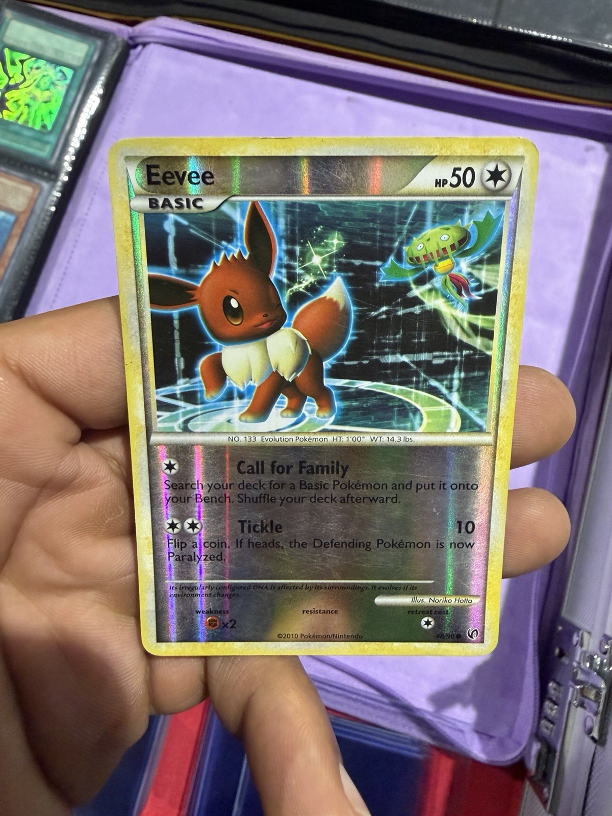 POKEMON Eevee - Undaunted 48/90 - Reverse Holofoil Common
