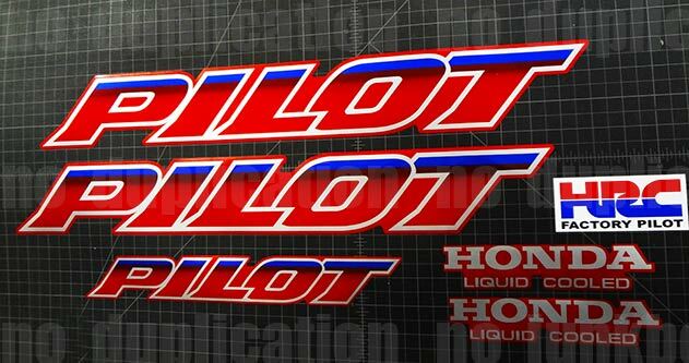 1989 - 90 Pilot ATV 89' FL400 FL-400 30pc FULL kit Decals Stickers Graphic Quad