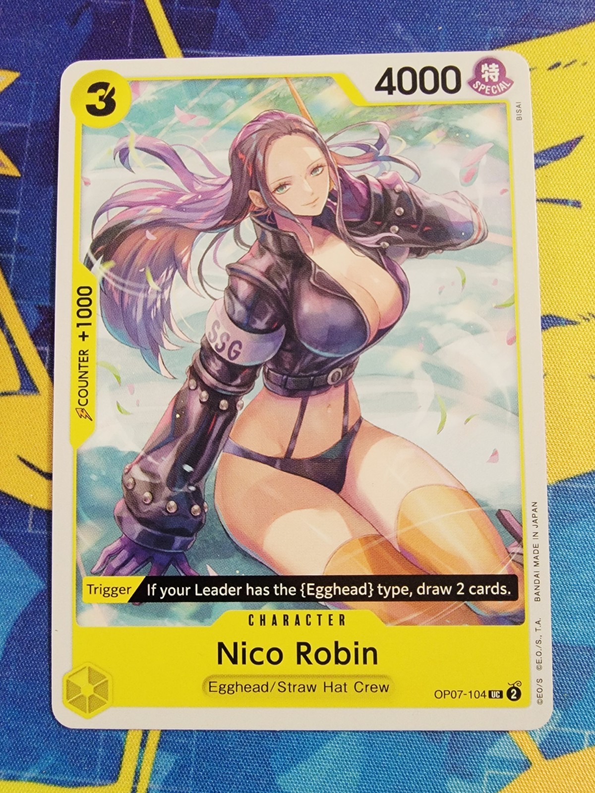 NM-Mint, English One Piece Nico Robin - OP07-104 - UC 500 Years in the Future (O