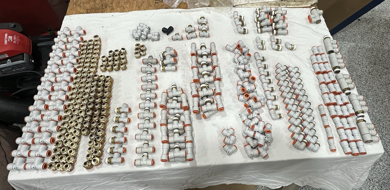 SMC KQ2 Spore Push-to-Connect Fittings…New No Box (Bulk Lot)